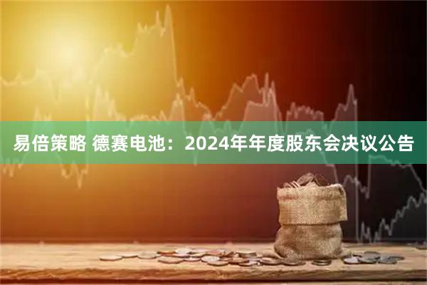 易倍策略 德赛电池：2024年年度股东会决议公告